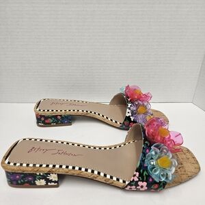 Betsey Johnson Floral Women's Slide Sandals - Multicolor